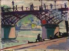 Pont des Arts, 1908-1911. Creator: Henry Lyman Saÿen