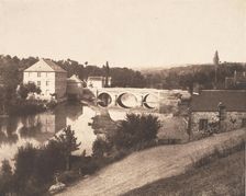[Pont d'Ouilly on the Orne River, Normandy], 1850-51. Creator: Baron Louis-Adolphe Humbert De Molard