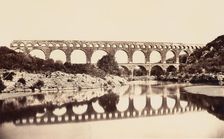 Pont du Gard, ca. 1861. Creator: Edouard Baldus