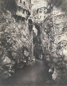 Pont en Royans, ca. 1859. Creator: Edouard Baldus