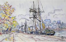 Pont-l'Abbé, 1932. Creator: Paul Signac