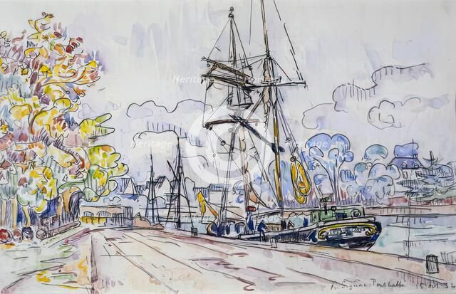 Pont-l'Abbé, 1932. Creator: Paul Signac.