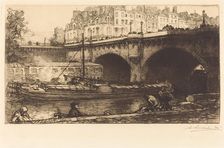 Pont Neuf, 1901. Creator: Auguste Lepere