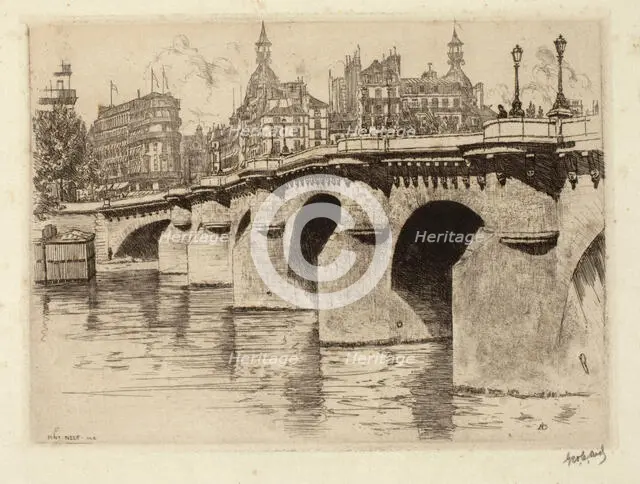 Pont Neuf, No. 2, c1900-1938. Creator: George Charles Aid.