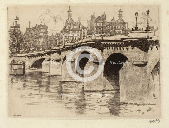 Pont Neuf, No. 2, c1900-1938. Creator: George Charles Aid.