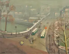 Pont Neuf, autumn mist, c1937. Creator: Marquet, Pierre-Albert (1875-1947)