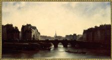 Pont-Neuf and Ile de la Cite, 1834. Creator: Unknown