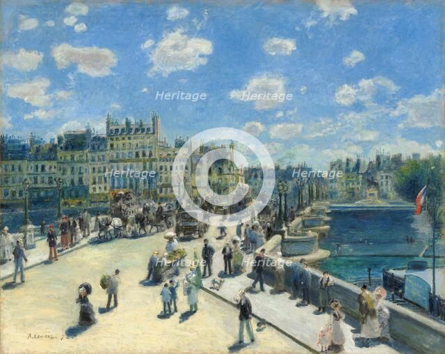 Pont Neuf, Paris, 1872. Creator: Pierre-Auguste Renoir.