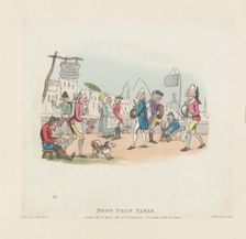 Pont Neuf, Paris, May 1, 1803., May 1, 1803. Creator: Thomas Rowlandson