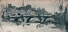 Pont Neuf: plate one from the Paris Set 1904. Artist: David Young Cameron