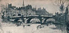 Pont Neuf: plate one from the Paris Set 1904. Artist: David Young Cameron