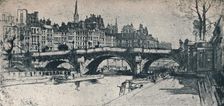Pont Neuf: plate one from the Paris Set 1904. Artist: David Young Cameron
