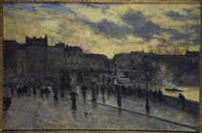 Pont-Neuf, seen from the quay Megisserie, 1902. Creator: Siebe Johannes ten Cate