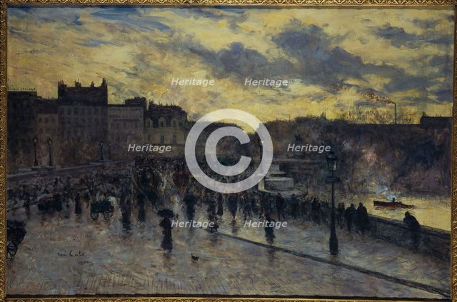 Pont-Neuf, seen from the quay Megisserie, 1902. Creator: Siebe Johannes ten Cate.