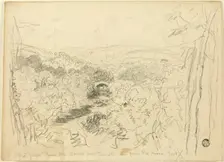 Pont Pwl Gwyn, River Usk, n.d. Creator: David Cox the elder