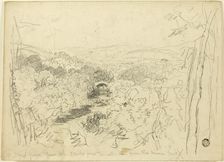 Pont Pwl Gwyn, River Usk, n.d. Creator: David Cox the elder