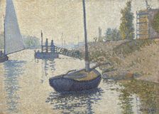 Ponton de la Félicité at Asnières (Opus no. 143), 1886