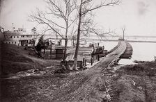Pontoon Bridge, 1861-65. Creator: Andrew Joseph Russell