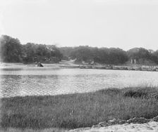 Pontoon bridge, Fatehgarh, India, c1902. Creator: Kirk & Sons of Cowes