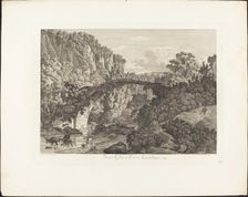 Ponte Celio a Cività Castellana, 1794. Creator: Jacob Wilhelm Mechau