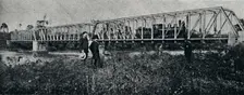 Ponte da E. F. Mogyana sobre o Rio Pardo 1895. Artist: Axel Frick
