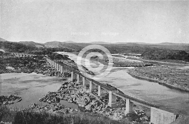 'Ponte de Jaguara', (Jaguare Bridge), 1895. Artist: Axel Frick.