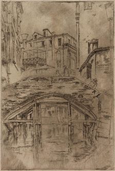 Ponte del Piovan, 1879-1880. Creator: James Abbott McNeill Whistler