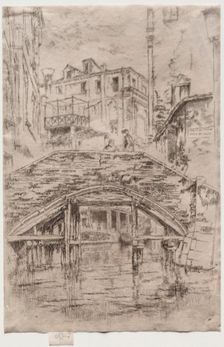 Ponte del Piovan, 1886. Creator: James McNeill Whistler (American, 1834-1903)