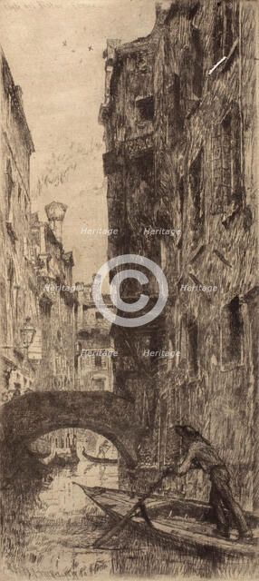 Ponte del Pistor, 1880. Creator: Otto Henry Bacher.