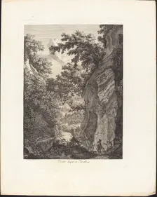 Ponte Lupo a Tivoli, 1792. Creator: Albert Christoph Dies