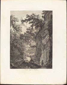 Ponte Lupo a Tivoli, 1792. Creator: Albert Christoph Dies