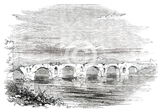 Ponte Molle - Rome, 1850. Creator: Unknown.