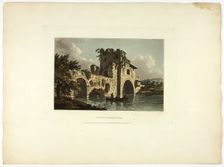 Ponte Nomentano, plate twenty-seven from Ruins of Rome, published March 28, 1798. Creator: Matthew Dubourg