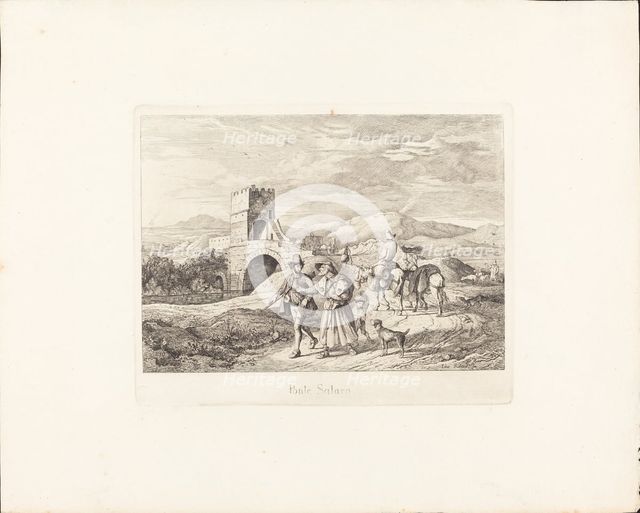 Ponte Salaro, c. 1831. Creator: Ludwig Richter.