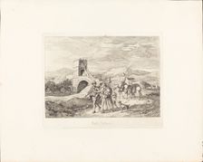Ponte Salaro, c. 1831. Creator: Ludwig Richter