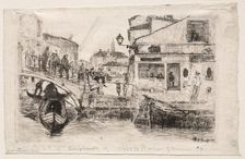 Ponte Tolentine, 1880. Creator: Otto H. Bacher (American, 1856-1909)