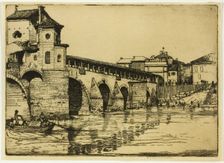 Ponte Ticino, Pavia, 1904. Creator: Donald Shaw MacLaughlan