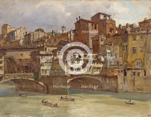 Ponte Vecchio, Florence, 1926. Creator: Anna Richards Brewster.
