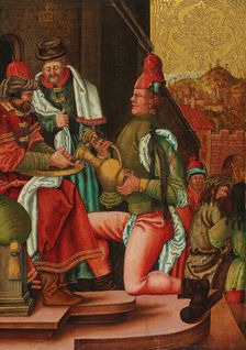 Pontius Pilate Washes His Hands, 1521. Creator: Swabian master (active ca. 1500)