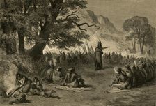 Pontiac in Council (1877). Creator: Albert Bobbett