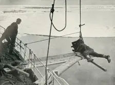 Ponting Cinematographs The Bow of the Terra Nova' c1910–1913, (1913)