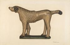 Poodle, c. 1940. Creator: Selma Sandler