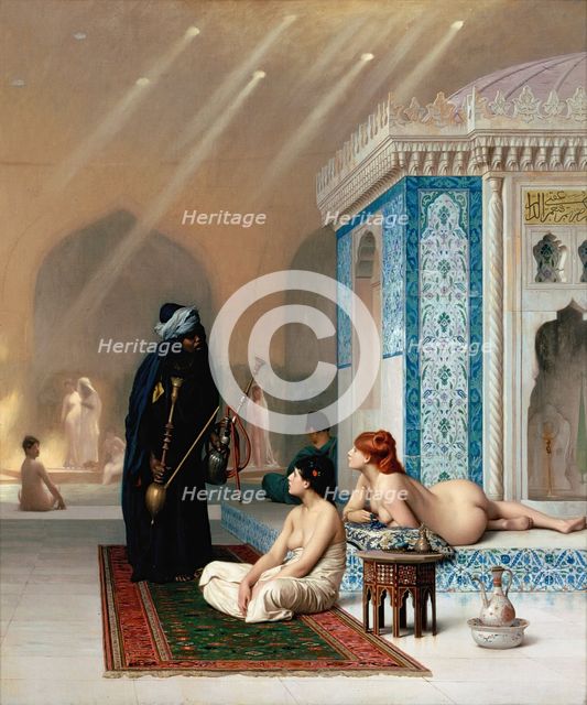 Pool in a Harem, 1875. Creator: Jean-Leon Gerome.