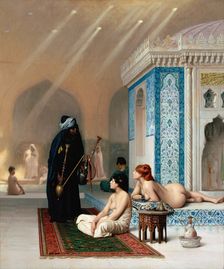 Pool in a Harem, 1875. Creator: Jean-Leon Gerome