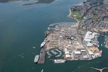 Poole Ferry Terminal, Bournemouth, Christchurch and Poole, 2021. Creator: Damian Grady