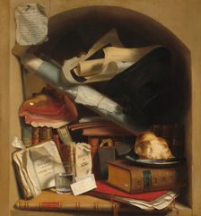 Poor Artist's Cupboard, c. 1815. Creator: Charles Bird King