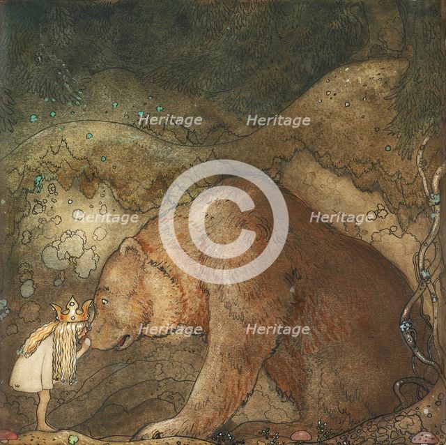 Poor little bear!, 1912. Artist: Bauer, John (1882-1918)