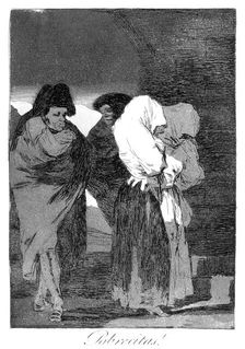 Poor little girls! 1799. Artist: Francisco Goya