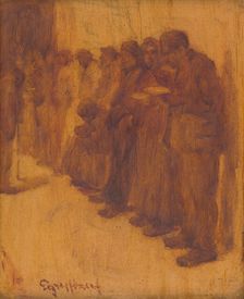 Poor Man's Soup, around 1907-1910. Creator: Jozsef Egry