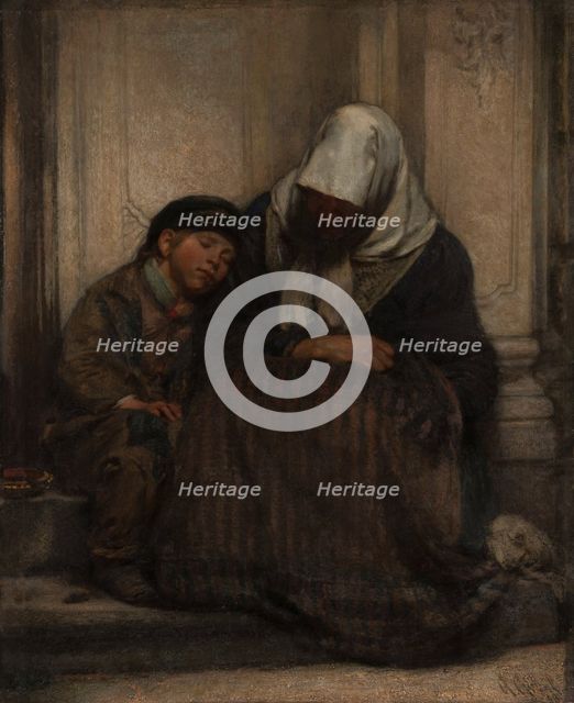Poor People, 1858. Creator: Angilbert Gobel.